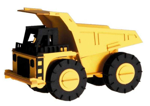 Vârsta - Camion, macheta 3D Fridolin, 4-5 ani +