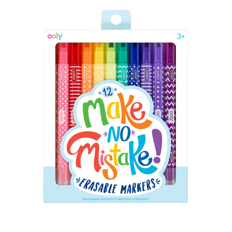 Gradinita si scoala - Carioci care se sterg - Make no mistake! - Set de 12