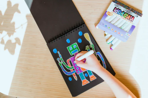 Carioci cu vopsea Vivid Pop! - set de 8, metalic [8]