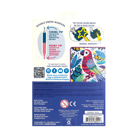 Carioci duble Color Layers - set de 8 [6]