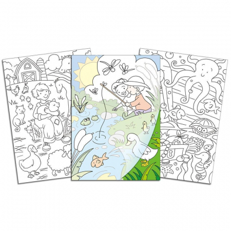Carti de colorat - Carte de colorat - Copiezi si te distrezi, Galt, 4-5 ani +