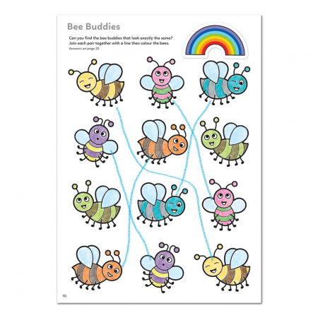 Carte de colorat cu activitati in limba engleza si abtibilduri Mai Multe Lucruri de Facut MORE THINGS TO DO, Orchard Toys, 2-3 ani + [3]