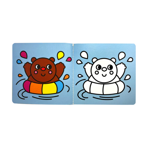 Carte de colorat cu contur reliefat - Our Vacation [1]