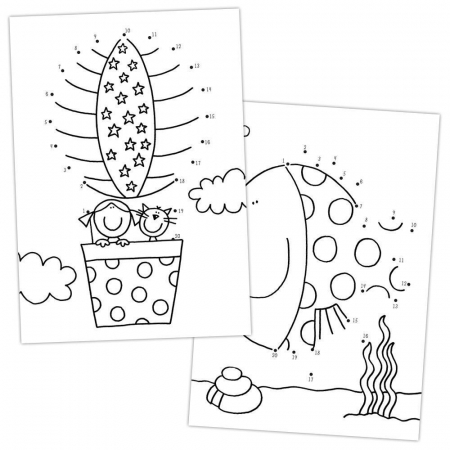 Carte de colorat Dot to Dot, Galt, 4-5 ani + [1]