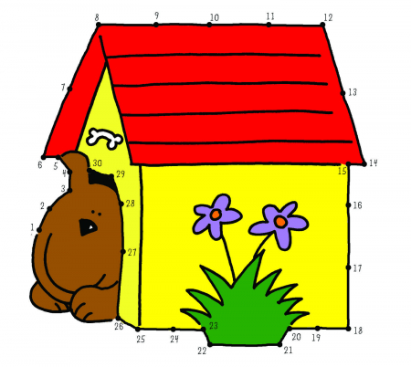 Carte de colorat Dot to Dot, Galt, 4-5 ani + [3]