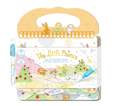 Jocuri creative - Carte de pictat cu apa, portabila - Micul Print