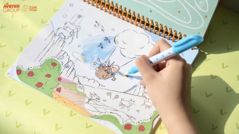 Carte de pictat cu apa, portabila - Micul Print [6]