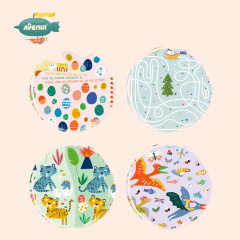 Carte de pictat cu apa, stickere si jocuri, portabila - Subacvatic [7]