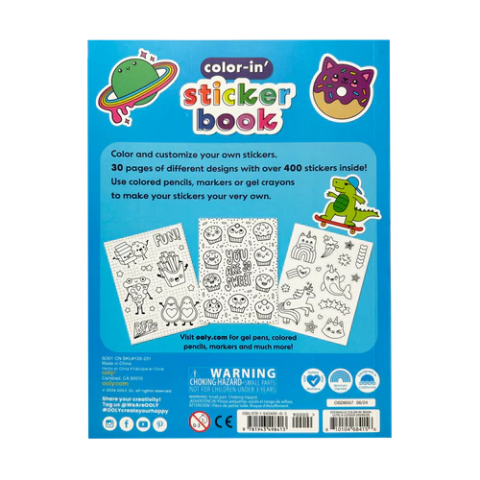 Carte de Stickere de Colorat Stickiville ,   Desene Dragalase [4]