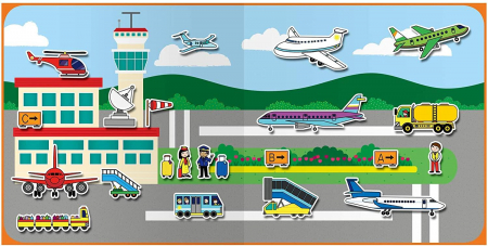 Cartea mea cu stickere - Vehicule, Galt, 2-3 ani + [2]