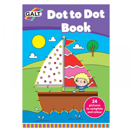 Carti de colorat - Carticica Dot to Dot, Galt, 4-5 ani +