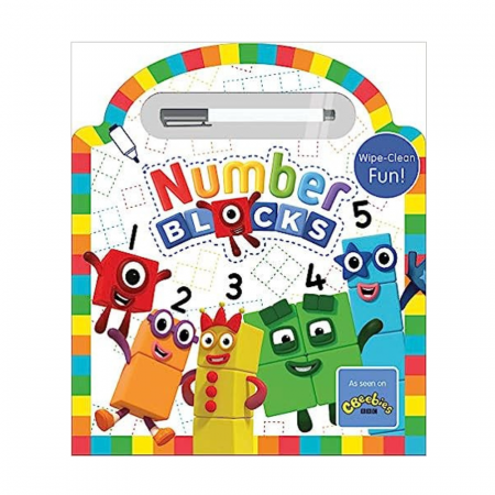 Carti pentru copii - Carticica Scriu si sterg- Numberblocks 123