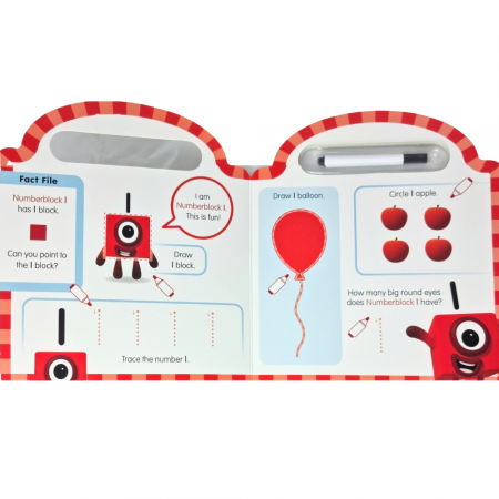 Carticica Scriu si sterg- Numberblocks 123 [3]