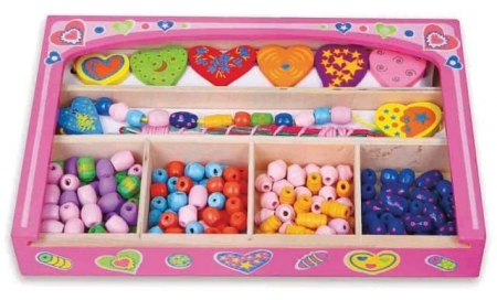 Caseta din lemn cu bijuterii, New Classic Toys, 2-3 ani + [1]