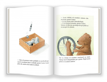 Castor repara bicicleta, Editura Gama, 4-5 ani + [1]