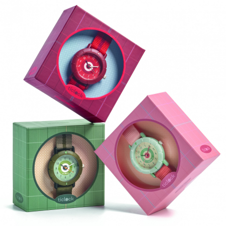 Ceas de mana Tinta roz, Djeco, 6 ani+ [2]