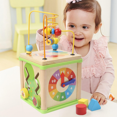 Centre de activitati - Centru de activitati 5 in 1 - In gradina, Topbright, 1-2 ani +