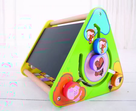 Centru de activitati - litere si imagini in romana, BIGJIGS Toys, 1-2 ani + [7]