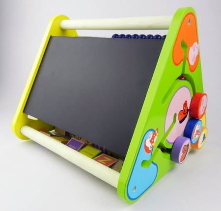 Centru de activitati - litere si imagini in romana, BIGJIGS Toys, 1-2 ani + [3]