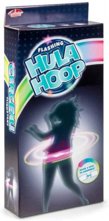 Vârsta - Cerc Hula Hoop cu lumini, TOBAR, 2-3 ani +