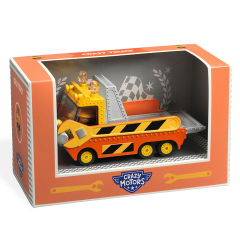 Jucarii copii 8-9 ani - Colectia Crazy Motors Djeco, Crazy Truck, 3-9 ani
