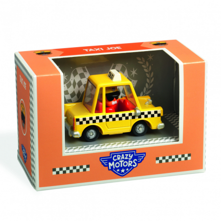 Jucarii si jocuri copii - Colectia Crazy Motors Djeco, Taxiul lui Joe, 3-9 ani