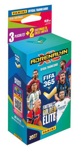 Articole pentru colectionari - Colectia Panini Adrenalyn 2026-2027 Eco Blister - 3 Plicuri cu Carduri + 2 Carduri Limited Edition