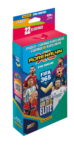 Articole pentru colectionari - Colectia Panini Adrenalyn 2026-2027 Eco Blister XXL - 3 Plicuri cu Carduri + 2 Carduri XXL + 2 Carduri Limited Edition