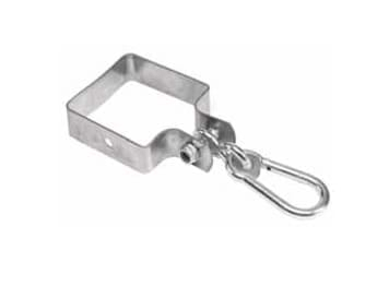 Jucarii de exterior - Colier patrat cu carlig pentru leagan 90 x 90mm