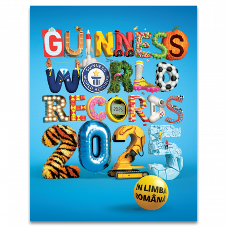 Cărți educative pentru copii - Guinness World Records 2025, DPH, 10 ani +