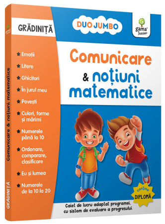 Carti educative - Comunicare &Noțiuni matematice • Grădniță