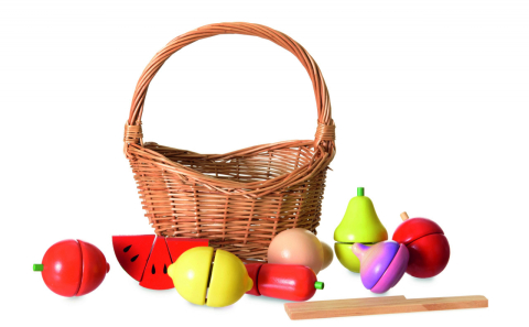 Vârsta - Cos cu fructe de feliat, Egmont toys, 2-3 ani +