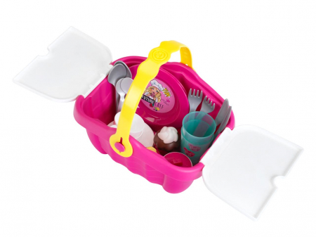 Cos picnic Barbie cu accesorii, Klein, 2-3 ani + [2]