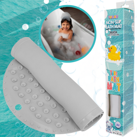 Jucarii si jocuri copii - Covoras de baie antiderapant, alb