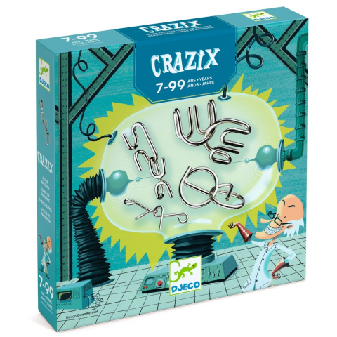 Vârsta - Crazix 6 jocuri metalice de logica, Djeco, 6-7 ani +