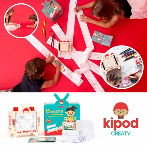 Crea TV - Set creativ pentru realizat povesti si benzi desenate, Kipod [7]