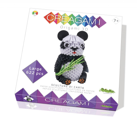 Jocuri Origami - Creagami, panda, CreativaMente, 6-7 ani +