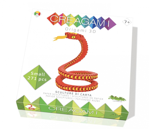 Jocuri Origami - Creagami, sarpe, CreativaMente, 6-7 ani +
