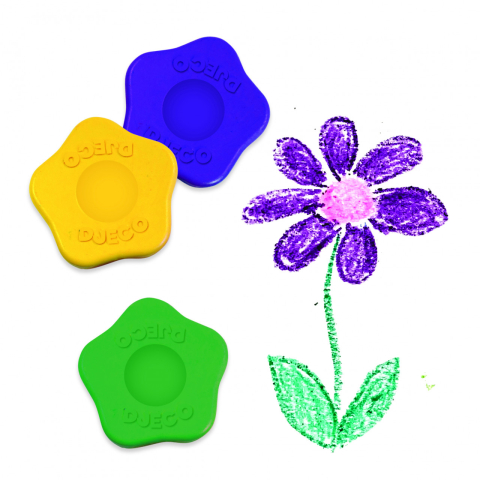 Creioane cerate floare, Djeco, 1-2 ani + [2]