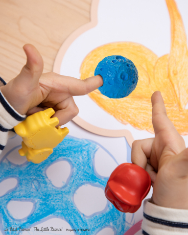 Creioane cerate pentru degete, set de 5 - Micul Print [6]