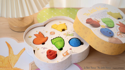 Creioane cerate pentru degete, set de 5 - Micul Print [1]