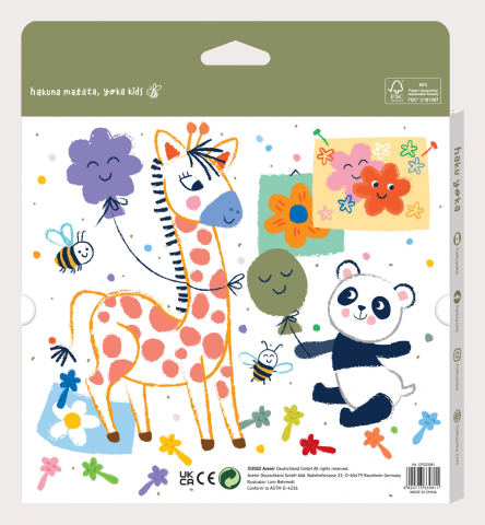 Creioane cerate Zambete, Haku Yoka, 12 culori [2]