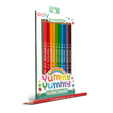 Creioane colorate parfumate - Yummy Yummy, set de 12 [1]