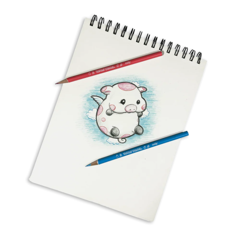 Creioane colorate parfumate - Yummy Yummy, set de 12 [6]