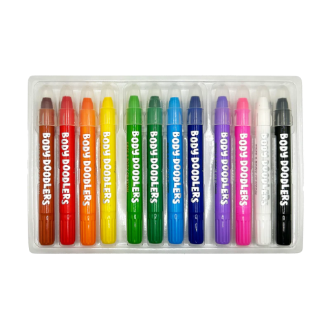 Creioane pictura pentru fata si piele, Body Doodlers, set de 12 [3]
