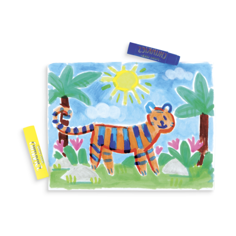 Creioane tempera solida Chunkies, 12 bucati [4]