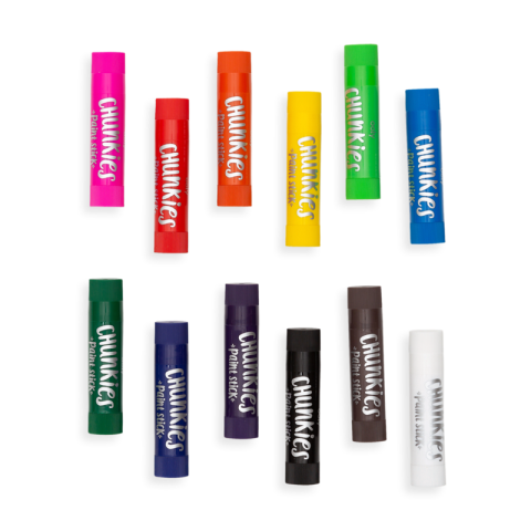 Creioane tempera solida Chunkies, 12 bucati [6]