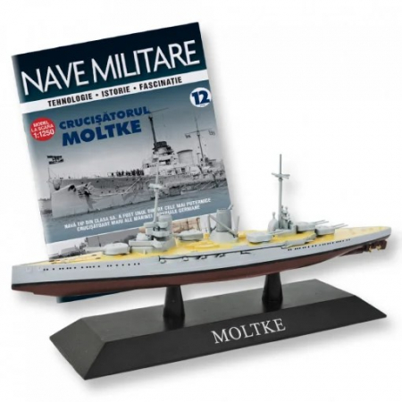 Jucarii copii 12+ ani - Crucisatorul Moltke - ediția nr. 12 (Nave Militare), DeAgostini, 12 ani +