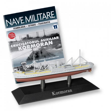 Jucarii copii 12+ ani - Crucisatorul auxiliar KORMORAN - ediția nr. 11 (Nave Militare), DeAgostini, 12 ani +
