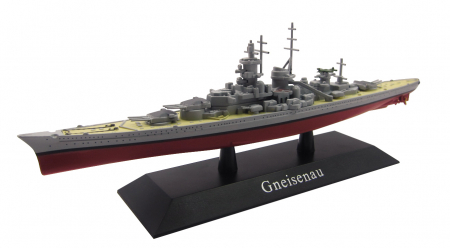 Nava de razboi DKM Gneisenau - ediția nr. 13 (Nave Militare), DeAgostini, 12 ani + [1]